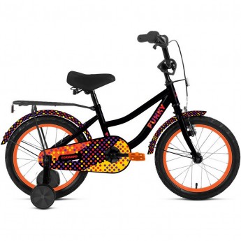 Велосипед FORWARD FUNKY 16" (1 ск.) 2023, черный Велосипед FORWARD FUNKY 16" (1 ск.) 2023, черный